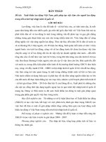 Xuất khẩu lao động Việt Nam, giải pháp tạo việc làm cho người lao động trong tiến trình hội nhập kinh tế quốc tế.