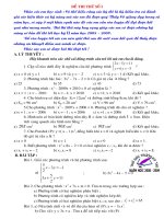 Đáp án thi Thử HKII