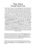 Tư liệu về Nguyễn Tuân