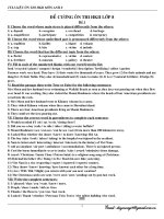 Đề cương ôn thi HKII(anh 8)