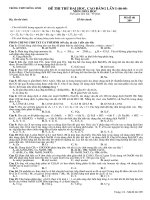 đề thi thử đại học thpt hồng lĩnh