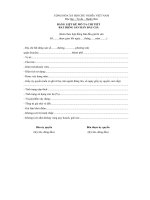 BẢNG LIỆT KÊ MÔ TẢ CHI TIẾT BẤT ĐỘNG SẢN BÁN ĐẤU GIÁ