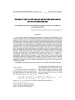 ứng dụng kỹ thuật tạo l-ới trong bài toán mô phỏng dòng phun rối xoáy hai pha không đẳng nhiệt