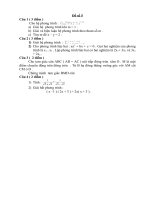 ĐỀ Ôn thi VÀO LỚP 10 THPT chuyen Toan Đe 5