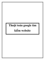 Thuật toán google tìm kiếm website