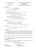 ĐỀ THI CHỌN HỌC SINH GIỎI TỈNH HÀ NAM LỚP 9 THCS NĂM 2011 MÔN TOÁN