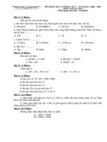 DE KIEM TRA CUOI KY 1 - LOP 4