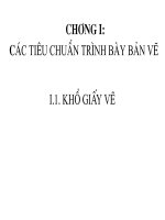 Chương 2: Tiêu chuẩn trình bày bản vẽ