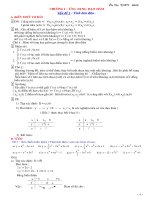 Đơn điệu và cực trị