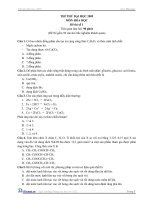 Đề thi thử ĐH môn Hóa 1