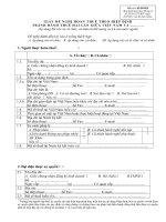 GIẤY ĐỀ NGHỊ HOÀN THUẾ THEO HIỆP ĐỊNH TRÁNH ĐÁNH THUẾ HAI LẦN GIỮA VIỆT NAM VÀ 