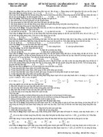 Đề thi thử số 1