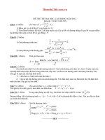ĐỀ THI THỬ ĐẠI HỌC CAO ĐẲNG 2012 MÔN TOÁN ĐỀ SỐ 205