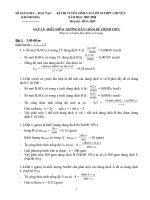 Đ.A tuyển chuyên Hóa 10 Khánh Hòa 2007-2008