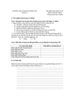 ĐỀ KIỂM TRA HỌC KỲ II MÔN LỊCH SỬ LỚP 6 TRƯỜNG THCS THỊ TRẤN SÔNG MÃ SƠN LA