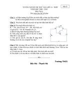Tuyển tập đề thi Vật lý 9