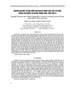 NGHIÊN CỨU MỘT SỐ ĐẶC ĐIỂM CHỊU HẠN VÀ NĂNG SUẤT CỦA CÁC MẪU GIỐNG LÚA NƯƠNG TẠI HUYỆN THUẬN CHÂU, TỈNH SƠN LA 