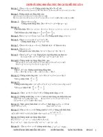 Chuyen de HSG CM dang thuc L8