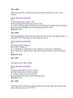 Bộ đề trắc nghiệm-Đáp án số 102 môn Hóa