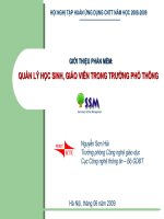 Phần mềm Quản lí trường học