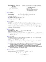 KỲ THI TUYỂN SINH VÀO LỚP 10 THPT HN 09-2010.doc