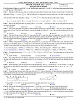THI THỬ ĐẠI HỌC 2012 -  LẦN 3 MÔN VẬT LÝ