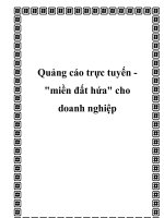 Quảng cáo trực tuyến miền đất hứa cho doanh nghiệp 