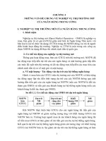 GIẢI PHÁP HOÀN THIỆN NGHIỆP VỤ THỊ TRƯỜNG MỞ CỦA NGÂN HÀNG NHÀ NƯỚC VIỆT NAM