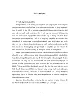 Hoàn thiện chính sách sản phẩm của khách sạn century 