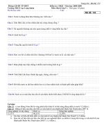 KT HK II Địa 9 - năm học 2008-2009