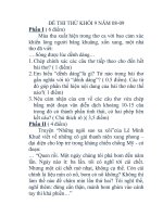 ĐỀ THI THỬ KHỐI 9 NĂM HỌC 2009 - ĐỀ 2