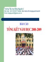 Tổng kết năm học 08-09