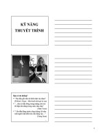 Kỹ năng thuyết trình 