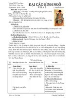 Tiết 59 Đại cáo bình Ngô