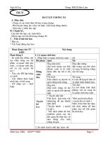 Tiet 70-Bai tap chuong XI