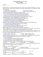 ĐỀ THI THỬ ĐH-CĐ LẦN 3 - 2009