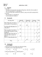 Đề KT Số học 6 (Tuần 32 - Có ma trận)