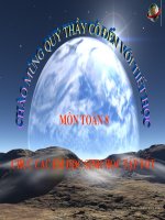 liên hệ giưa thứ tự và phép nhân