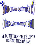 Hoạt đông KT của con nguời ở HM