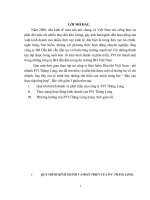 Thực trạng hoạt động kinh doanh của PVI Thăng Long