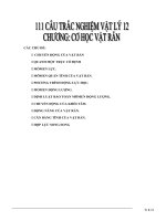 Ôn tập cơ học vật rắn thi TN và ĐH