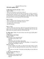 Cấu trúc đề thi tốt nghiệp trung học phổ thông môn toán học 