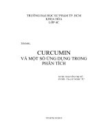 Thuốc thử hữu cơ curcumin   CURCUMIN và một số ỨNG DỤNG TRONG PHÂN TÍCH 