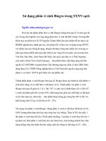 Sử dụng phân vi sinh biogro trong SXNN sạch 