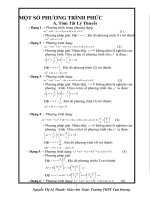 chyên đề ôn thi ĐH- số phức