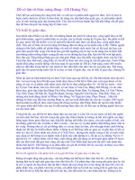 Bài viết của giáo sư Hoàng Tụy về giáo dục (Các Thầy Cô giáo đọc và tham khảo)