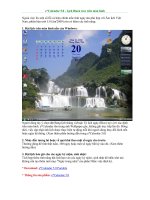 e*Calendar 5.0 - Lịch Block treo trên màn hình