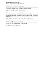 Quá khứ hay quá khứ tiếp diễn