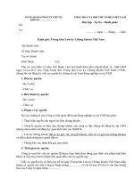 văn bản ủy quyền chứng từ nghiệp vụ chứng khoán