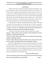 Hoàn thiện công tác kế toán doanh thu và xác định kết quả kinh doanh tại công ty TNHH may việt hàn 